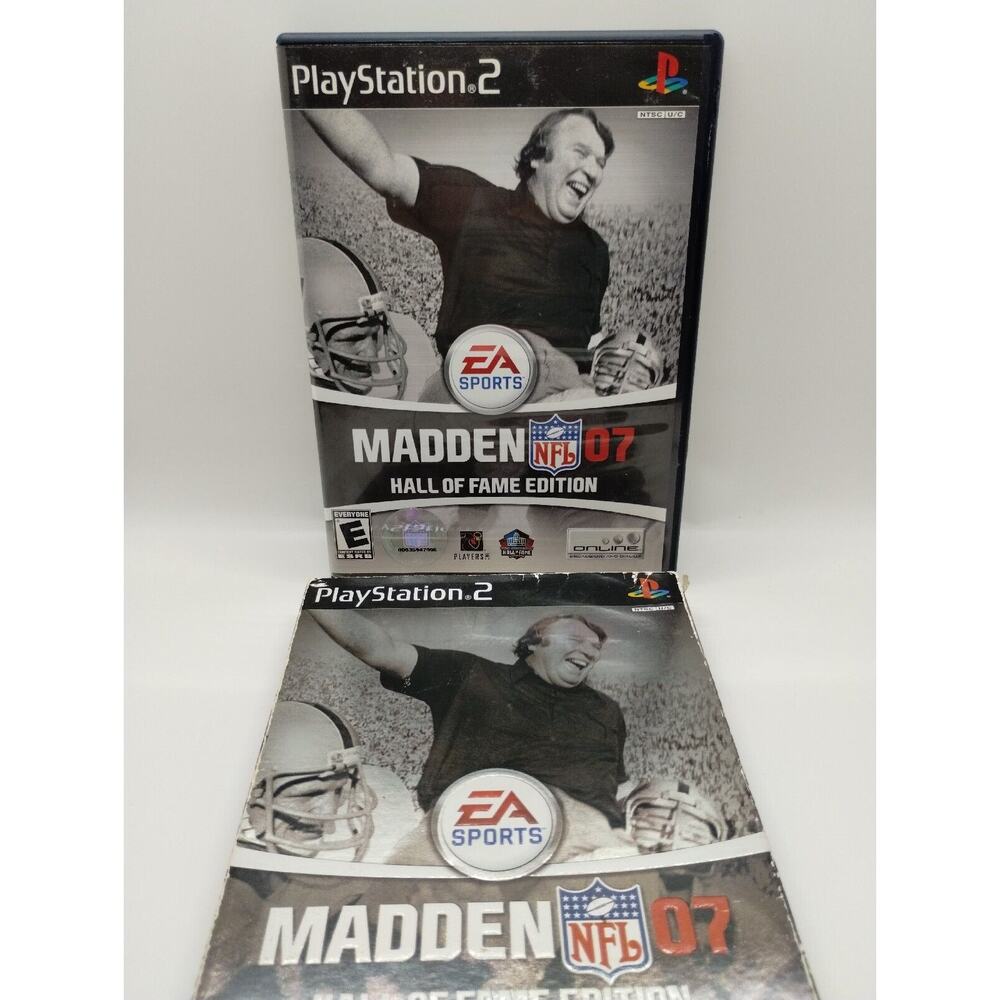Madden NFL 07: Hall of Fame Edition (Sony PlayStation 2, 2006) PS2 - No Manual